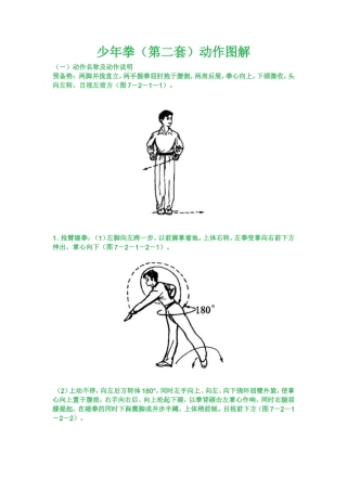 少年拳(第二套)动作图解