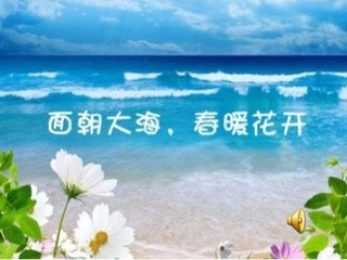 面朝大海春暖花开PPT