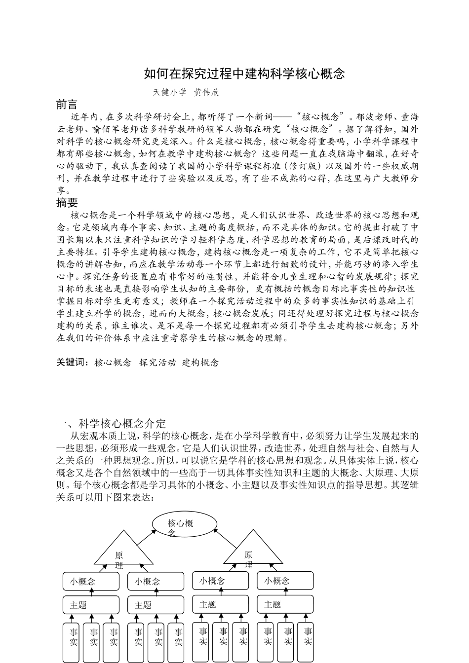 如何在探究过程中落实科学核心概念(黄伟欣)_第1页