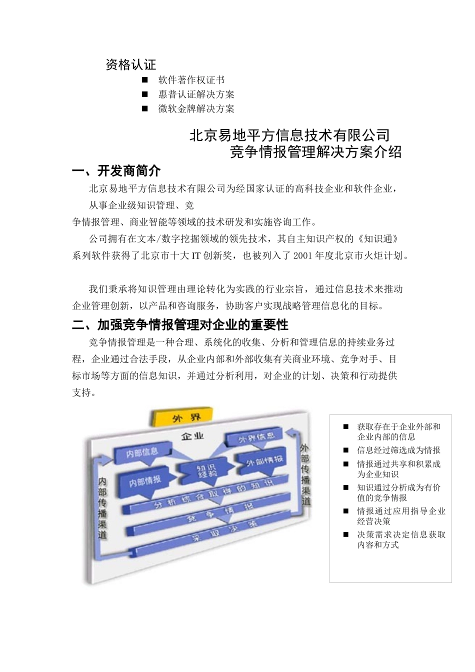 竞争情报管理解决方案介绍(DOC 16页)_第2页