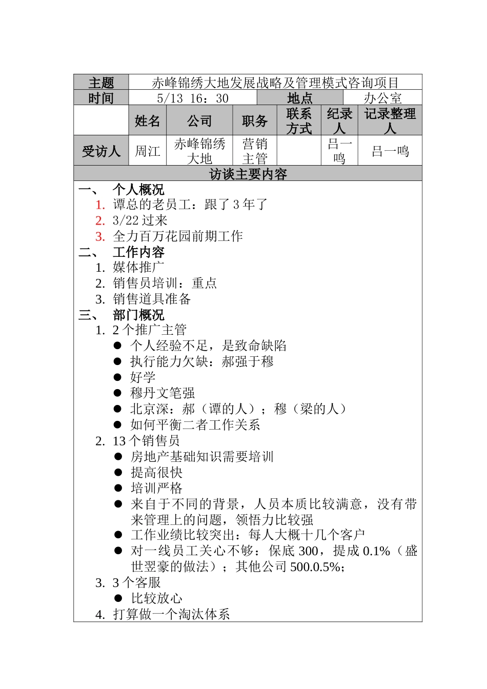 赤峰锦绣大地发展战略及管理模式咨询项目-周江_第1页