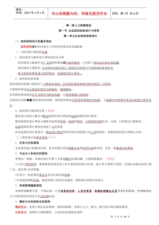 人力资源-2022HRM二级读书笔记