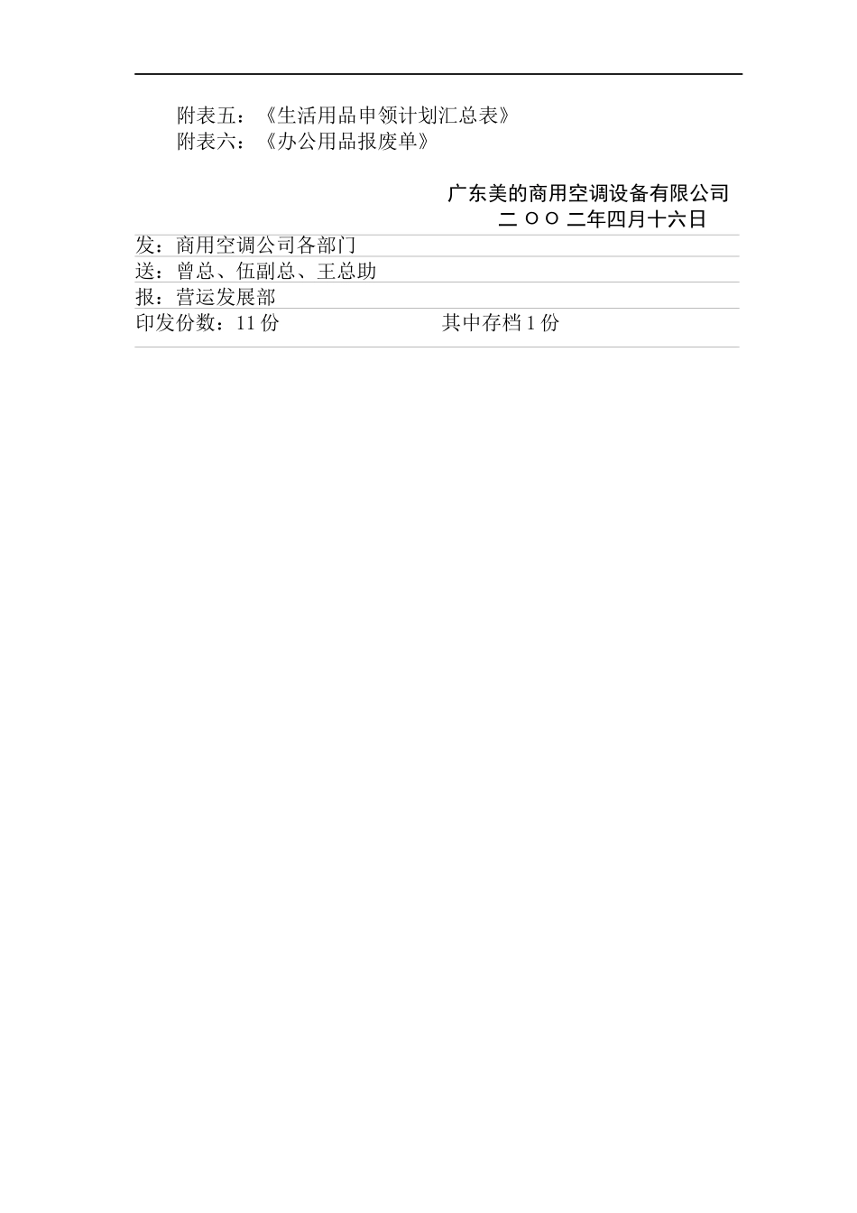 广东美的集团办公用品管理办法_第3页