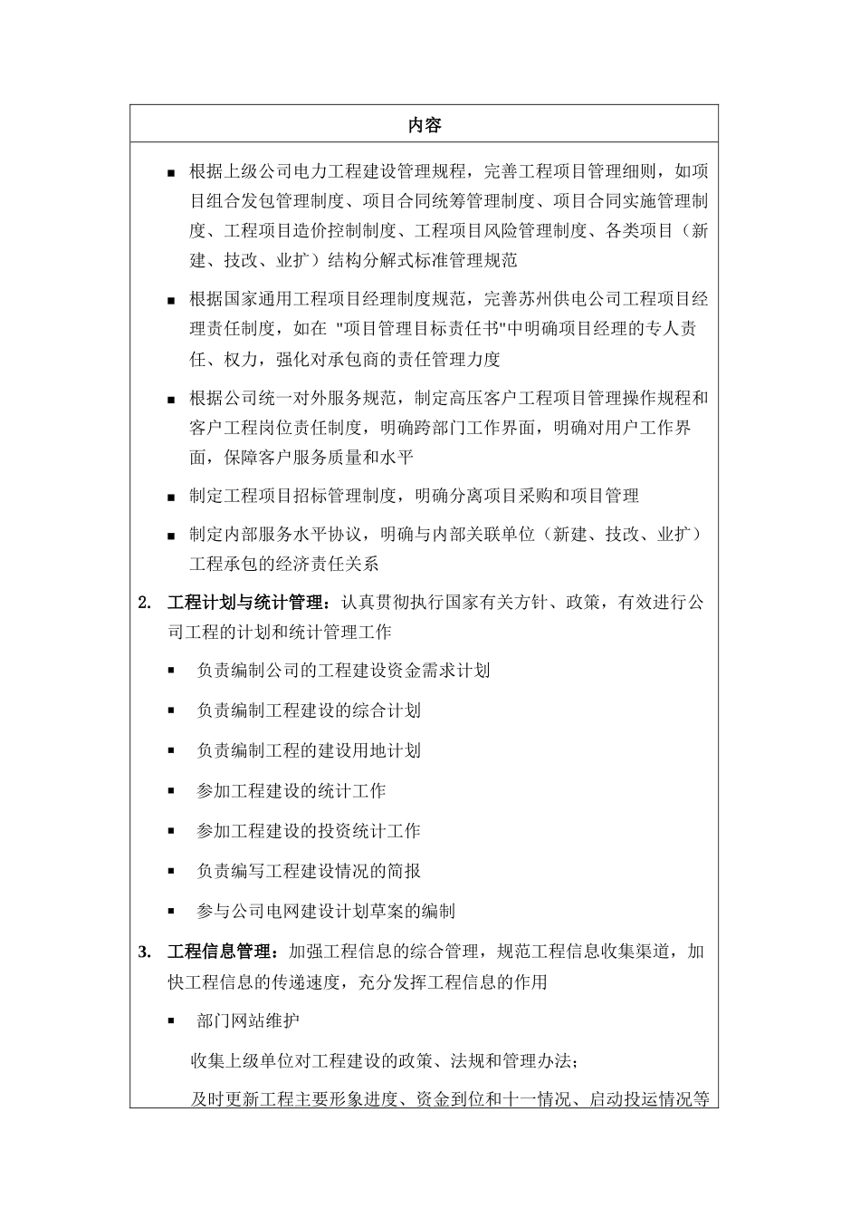 工程建设部部门职责说明_第2页