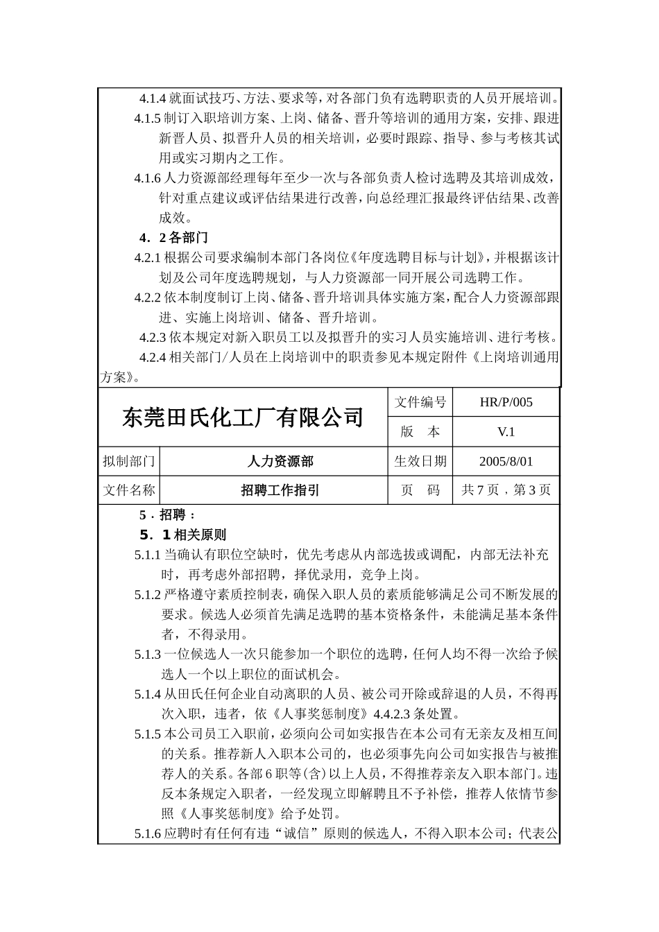 人力资源部招聘工作指引_第3页