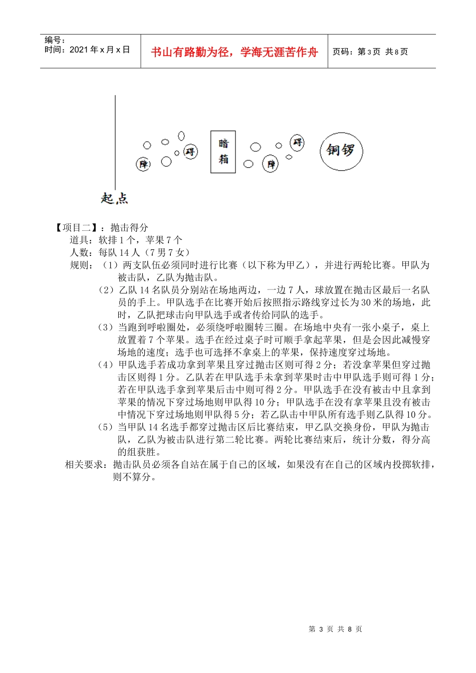 趣味运动会策划书最终版_第3页