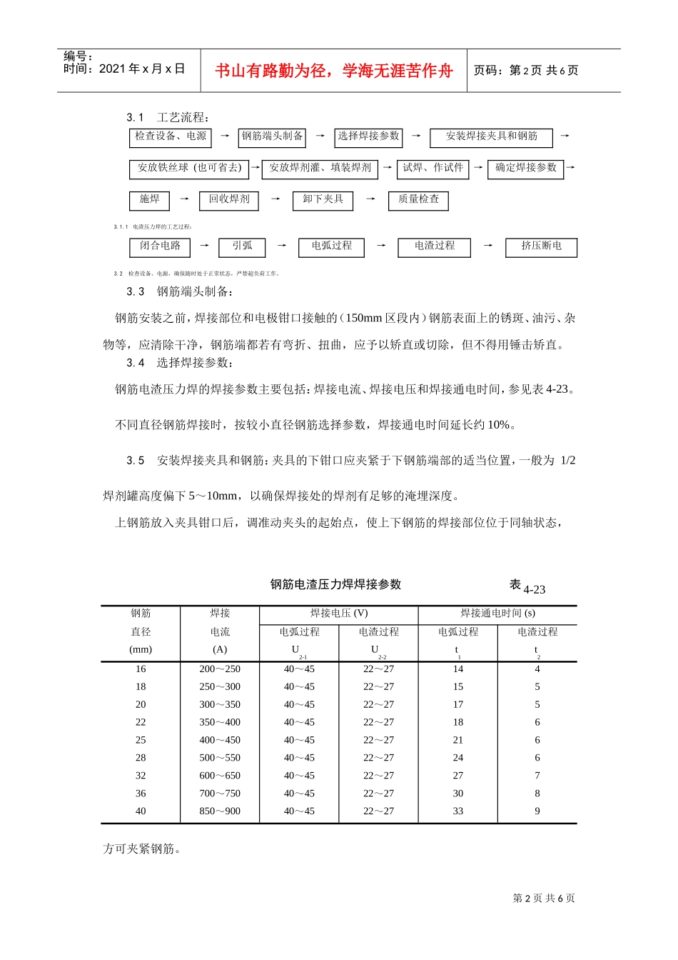人力资源-2022015钢筋电渣压力焊(DOC5页)_第2页