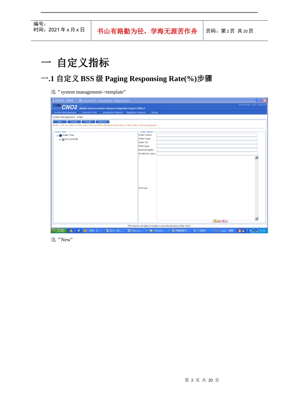 中兴通讯EVDO商用局KPI采集手动制作CNO2模板_第3页