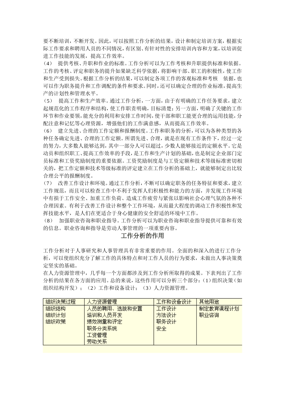工作分析的目的、作用与程序_第3页