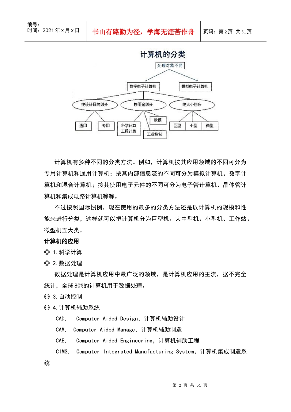 事业单位招聘考试计算机专业试题_第2页