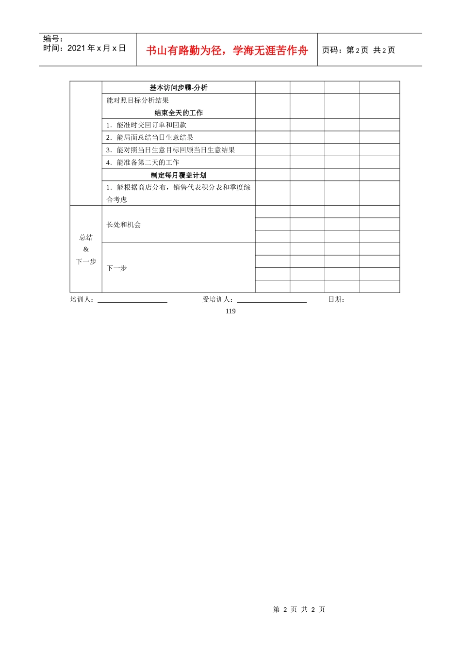 人力资源-2022119大店实地培训报告_第2页
