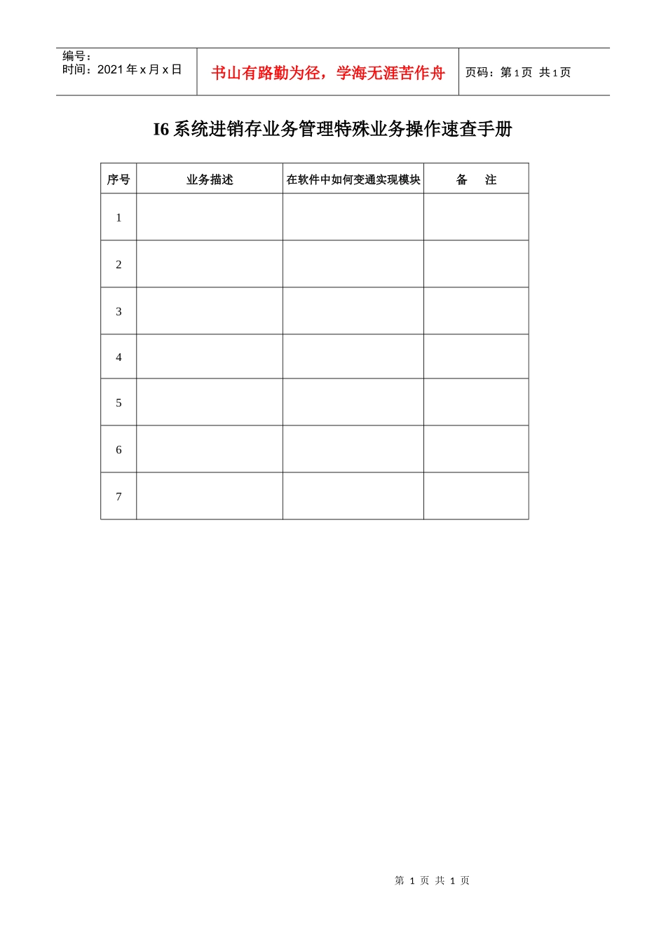 进销存管理特殊业务速查手册_第1页