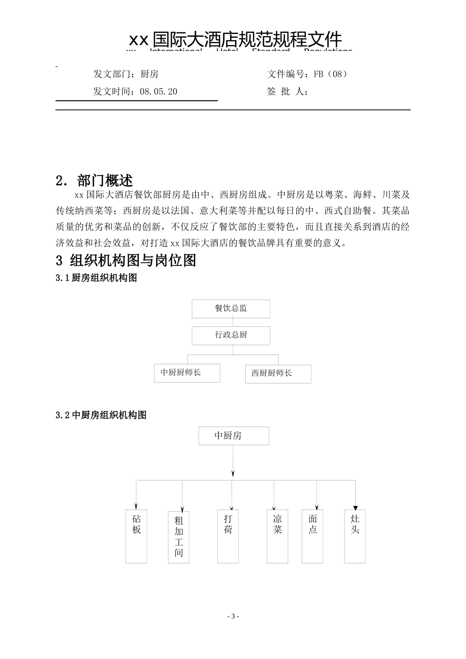酒店厨房管理工作手册_第3页