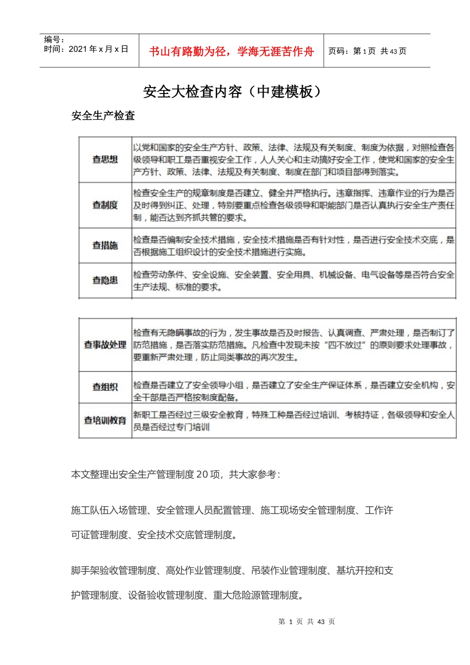 工地综合大检内容培训资料_第1页