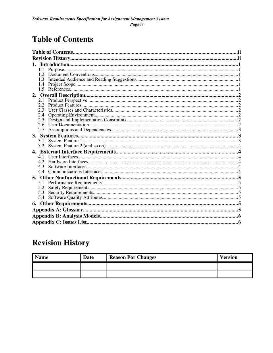 人力资源-2022System Requirement Specification 系统需求分析模版_第2页