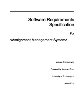 人力资源-2022System Requirement Specification 系统需求分析模版
