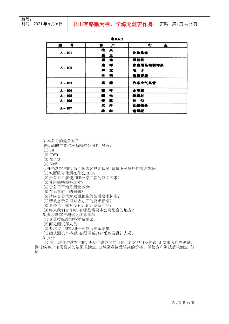 工业品工作人员培训课件_第2页