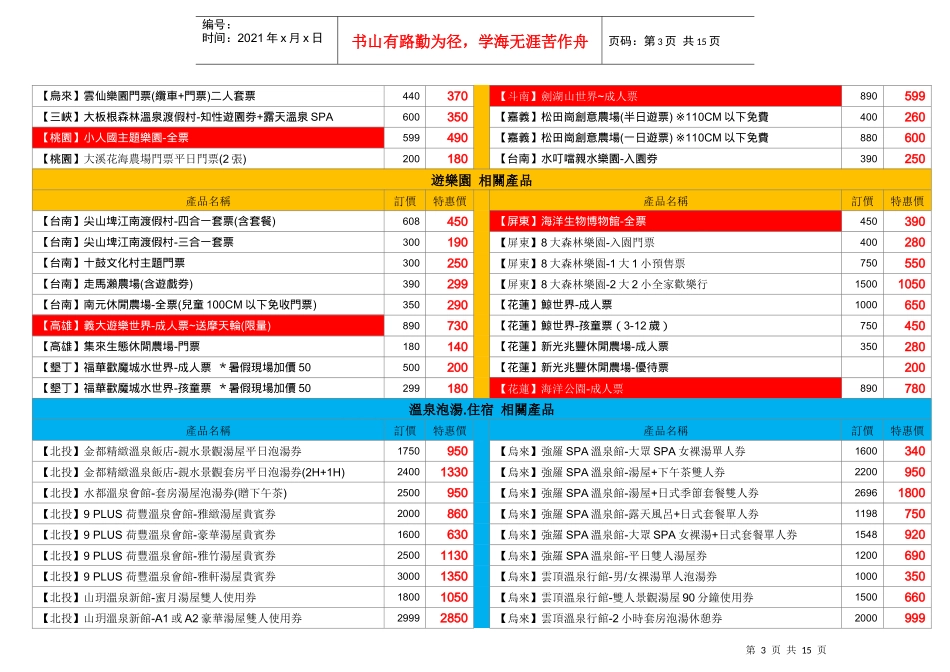 人力资源-2022XXXX年7~8月福利通( 票券)专刊doc(1381kb)_第3页