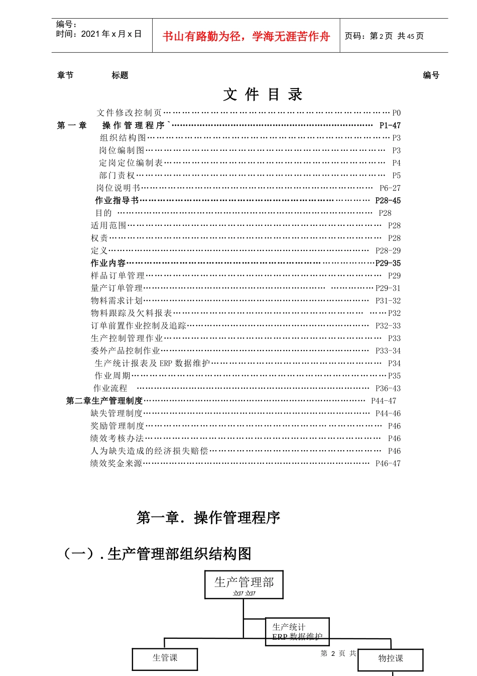 生产管理部工作手册_第2页