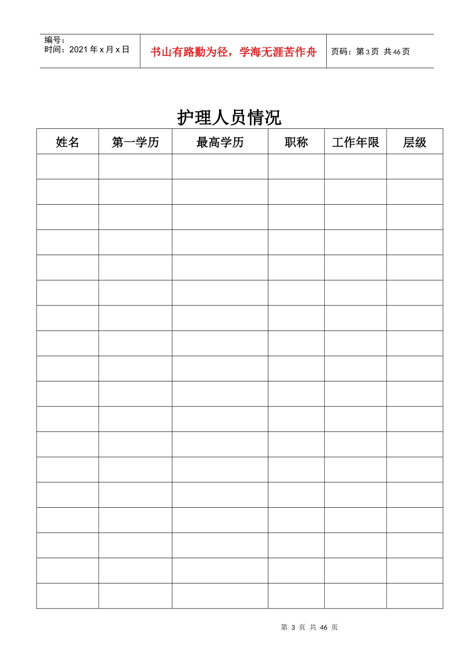 人力资源-20222017年护士长工作手册_第3页