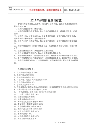 人力资源-20222017年护士长工作手册