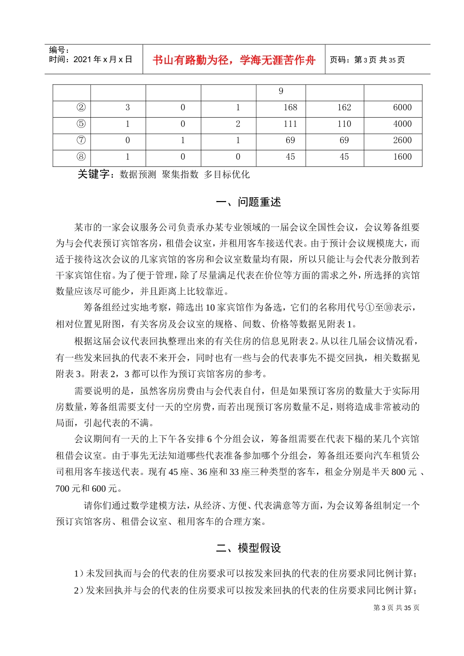 会议筹备优化模型_第3页