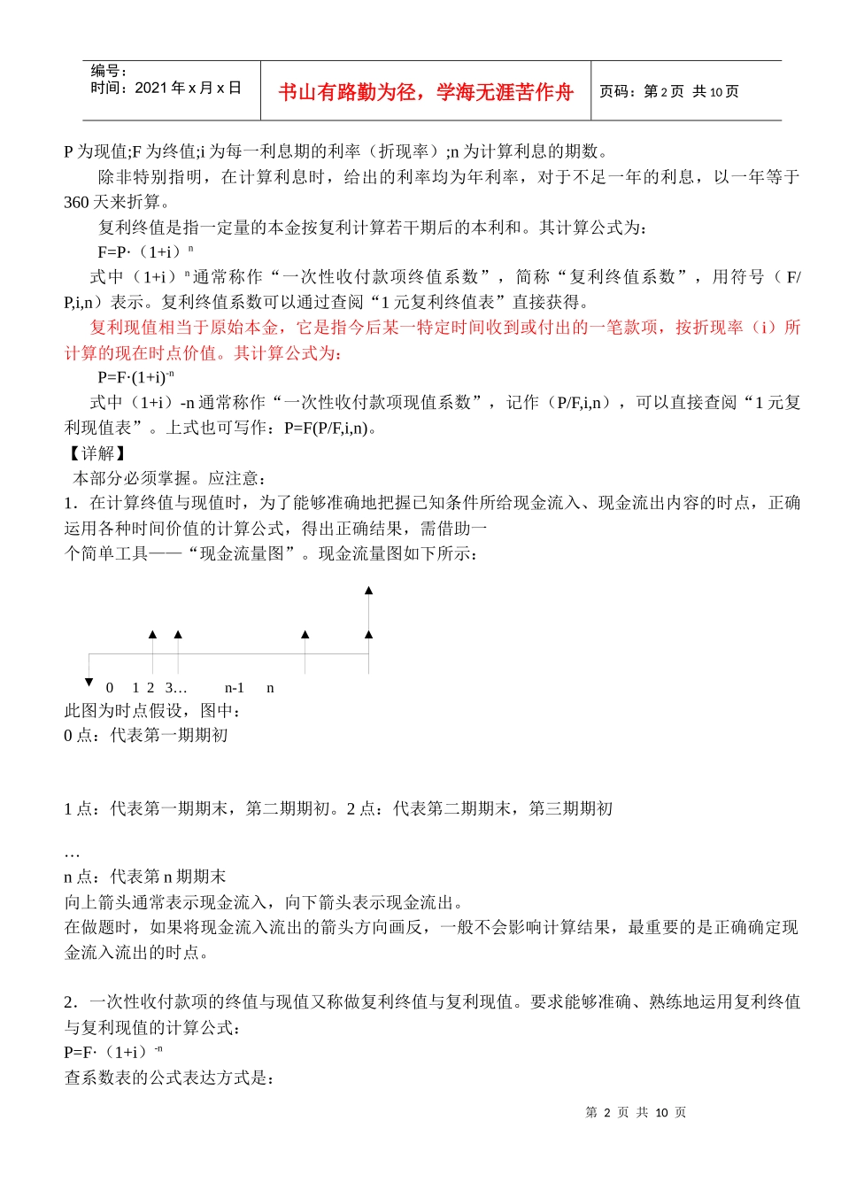 资金时间价值复习内容_第2页