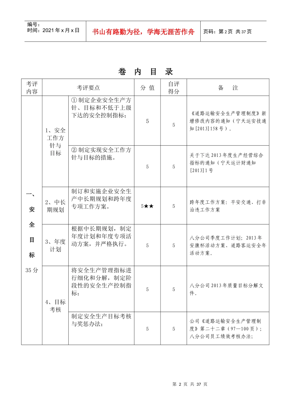 分公司考评材料目录3_第2页