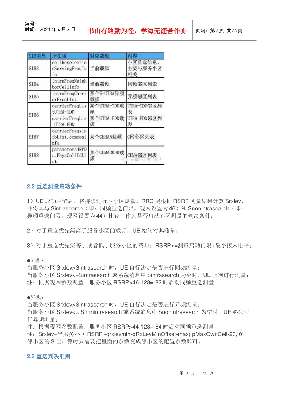 人力资源-2022LTE网络无线参数及KPI指标优化(详)_第3页