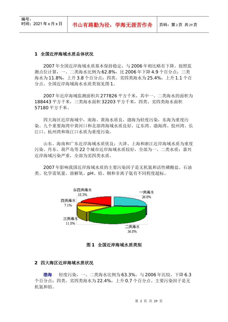 中国近岸海域环境质量公报(XXXX年)_第2页