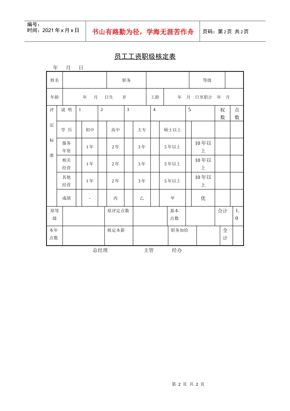 变更工资申请单_第2页