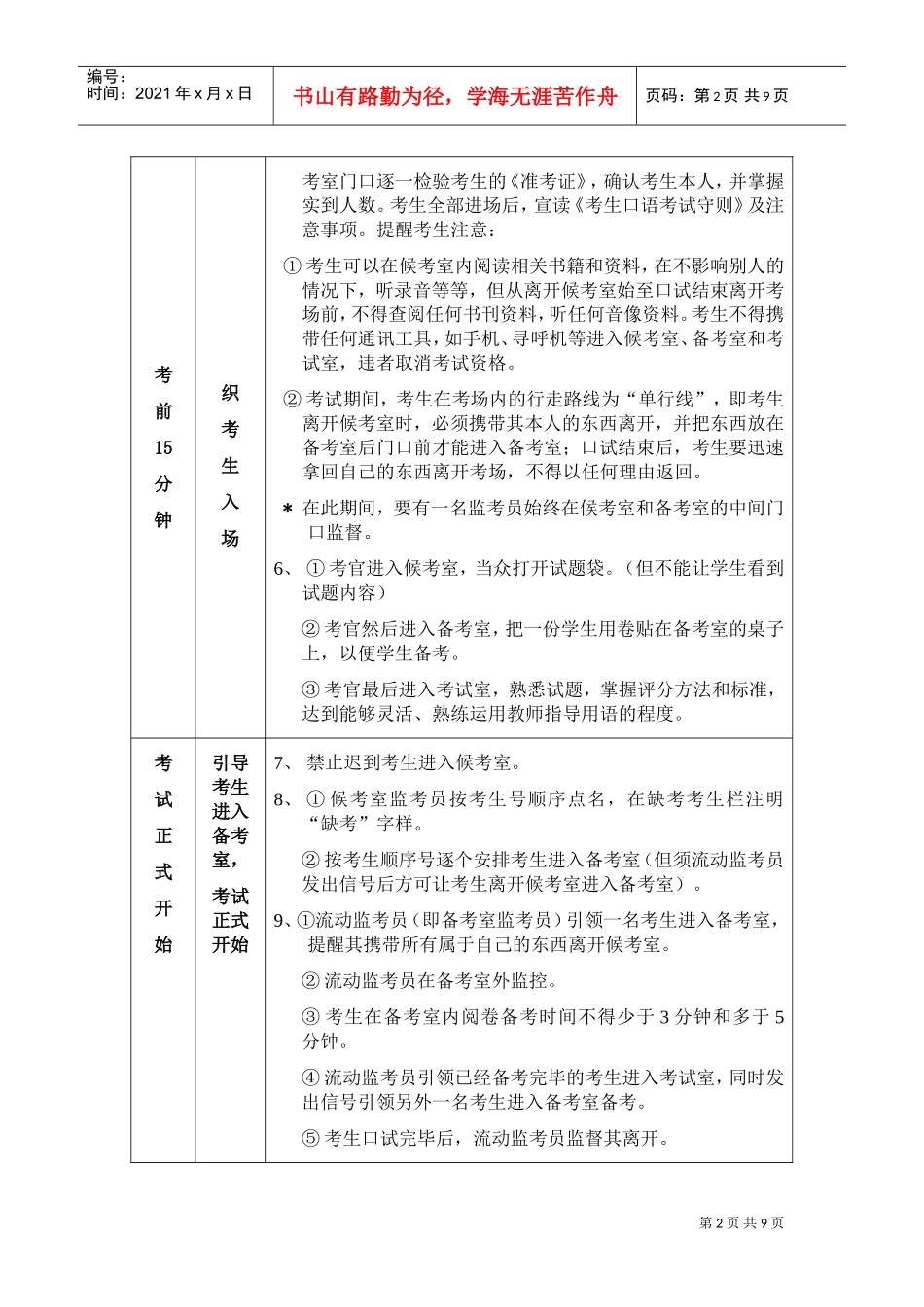 中考英语口试考务工作手册_第2页