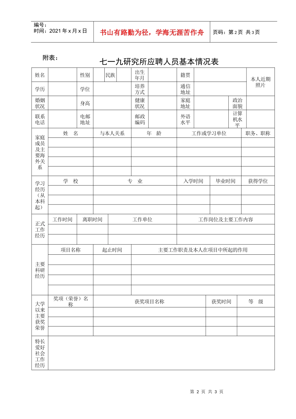 人力资源-2022(武汉)第七一九研究所招聘简介_第2页