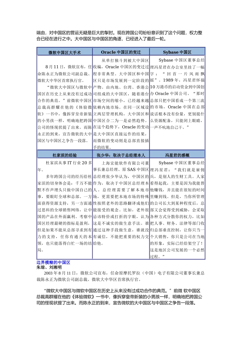 跨国公司在中国区市场的经营管理_第2页