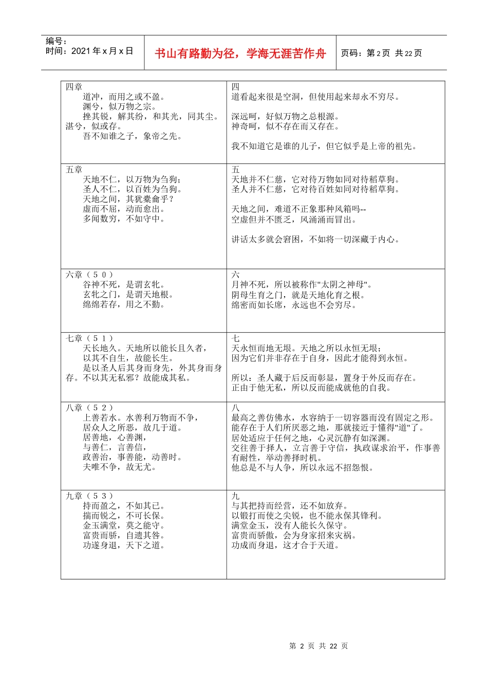 道德经含译注_第2页