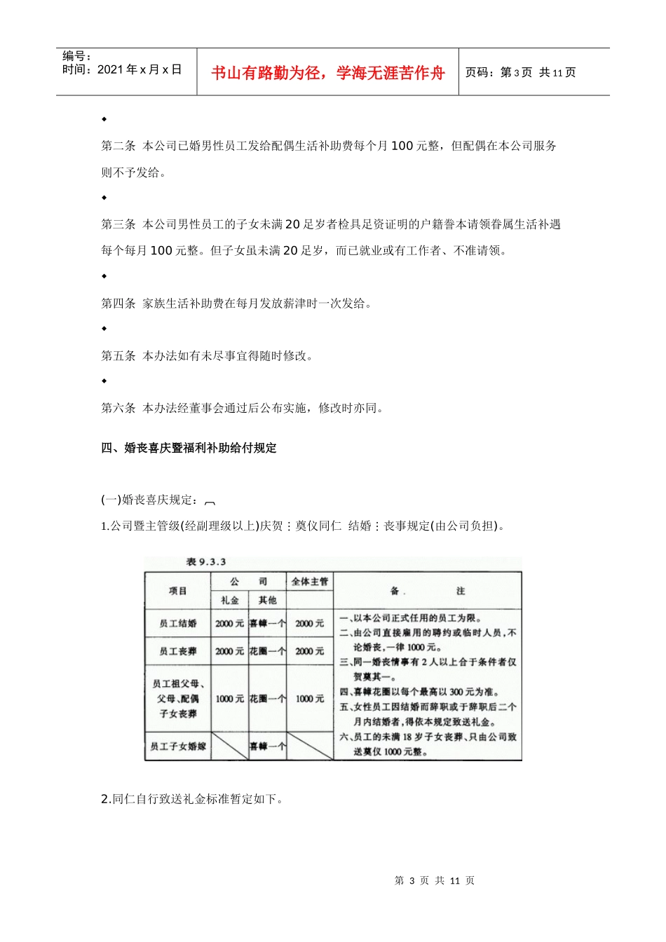 员工婚丧住房福利制度_第3页