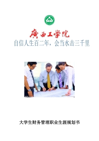 大学生财务管理职业生涯规划书