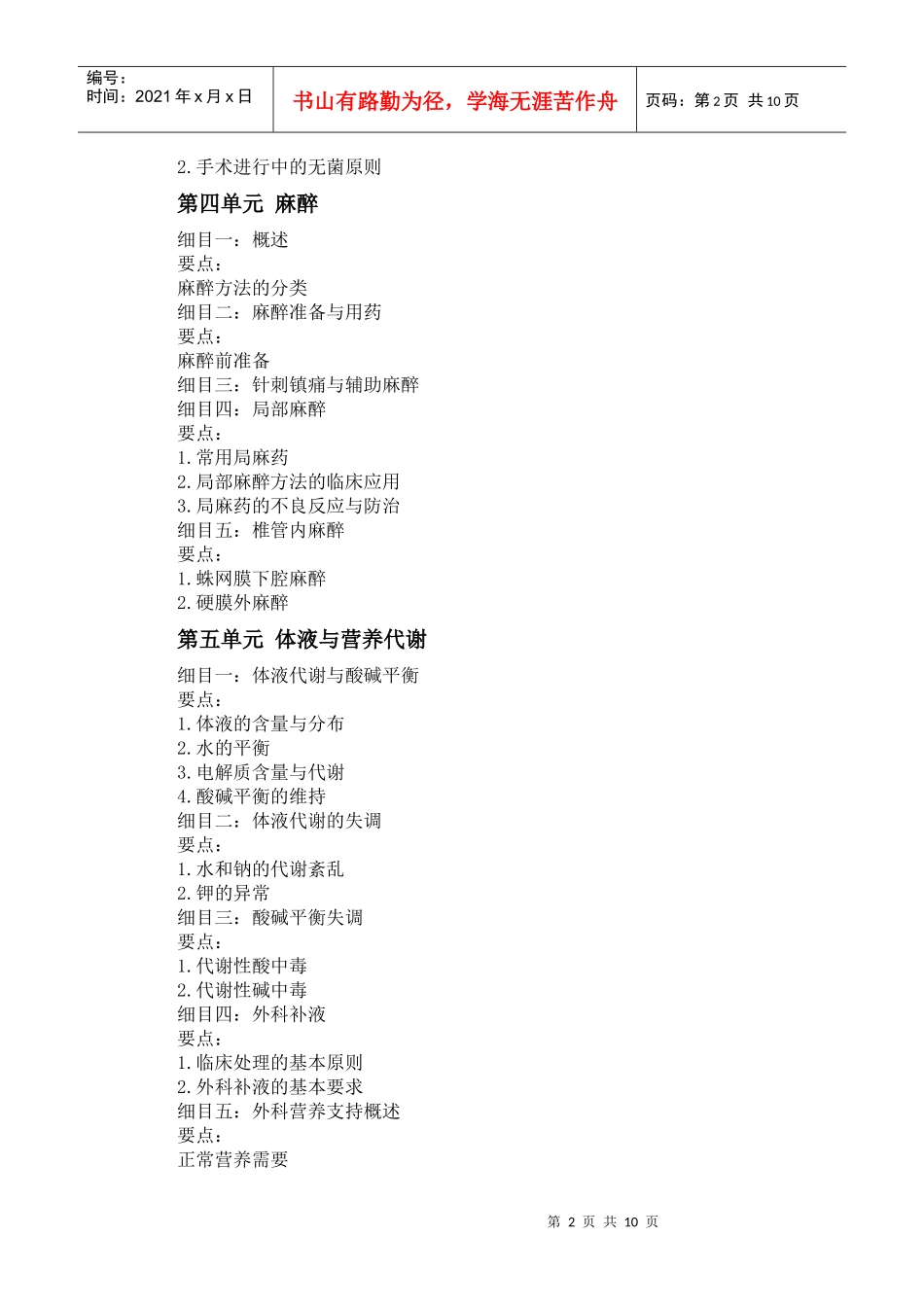 人力资源-2022XXXX年中西医助理医师《中西医结合外科学》考试大纲_第2页