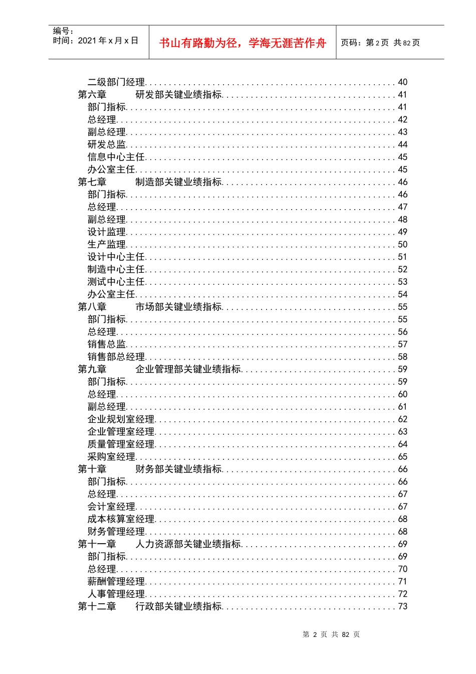 《第三篇成长型企业部门及岗位KPI指标库》_第3页