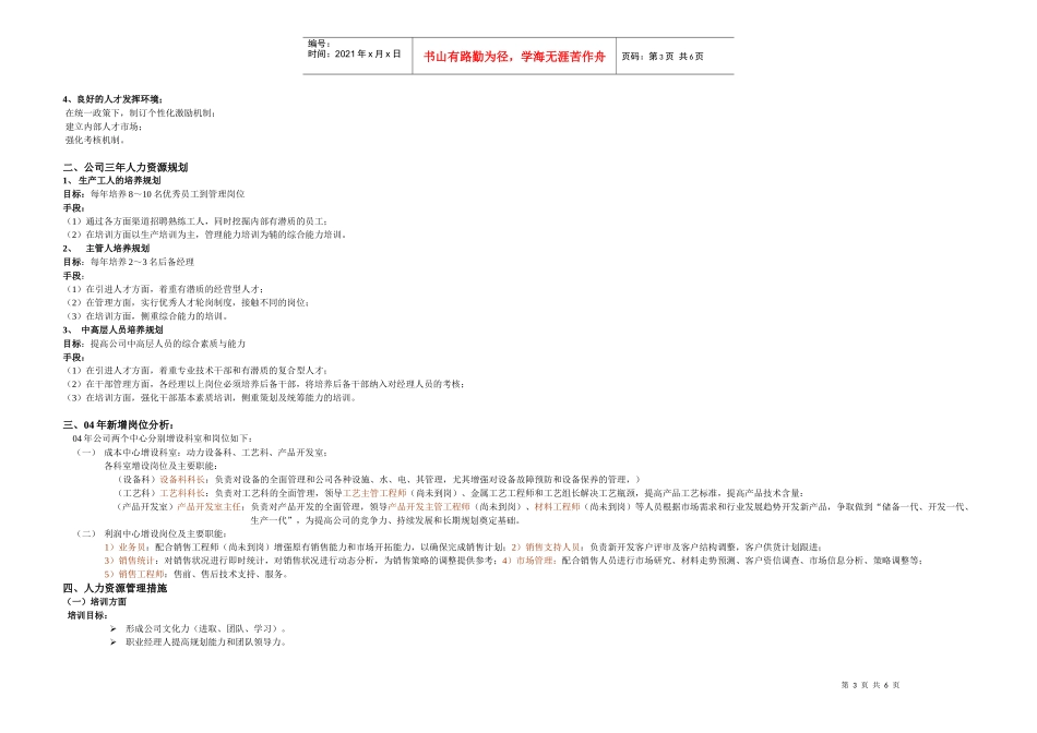 公司04年人力资源规划_第3页