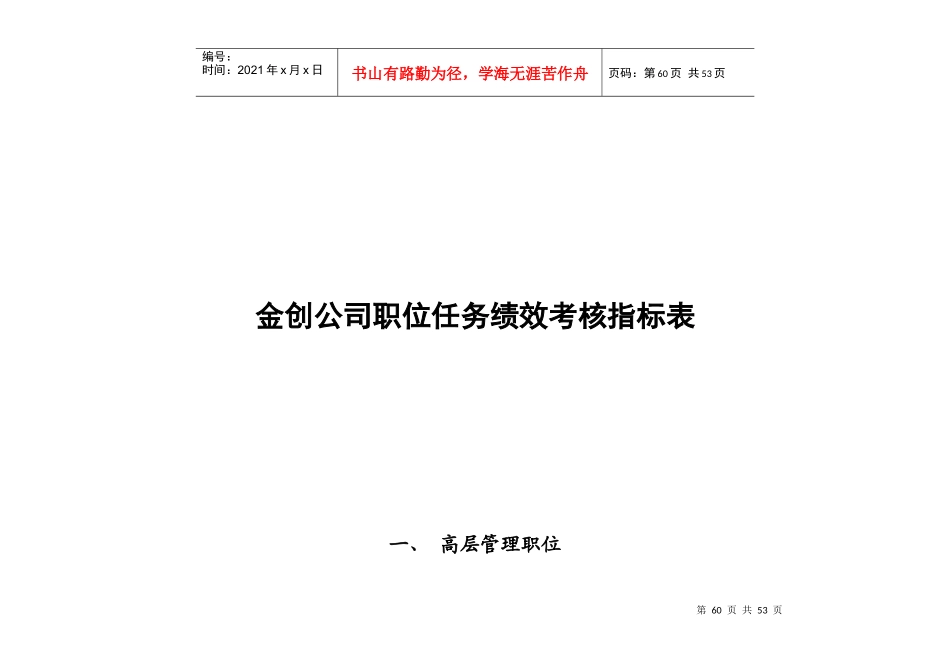 岗位任务绩效考核表_第1页