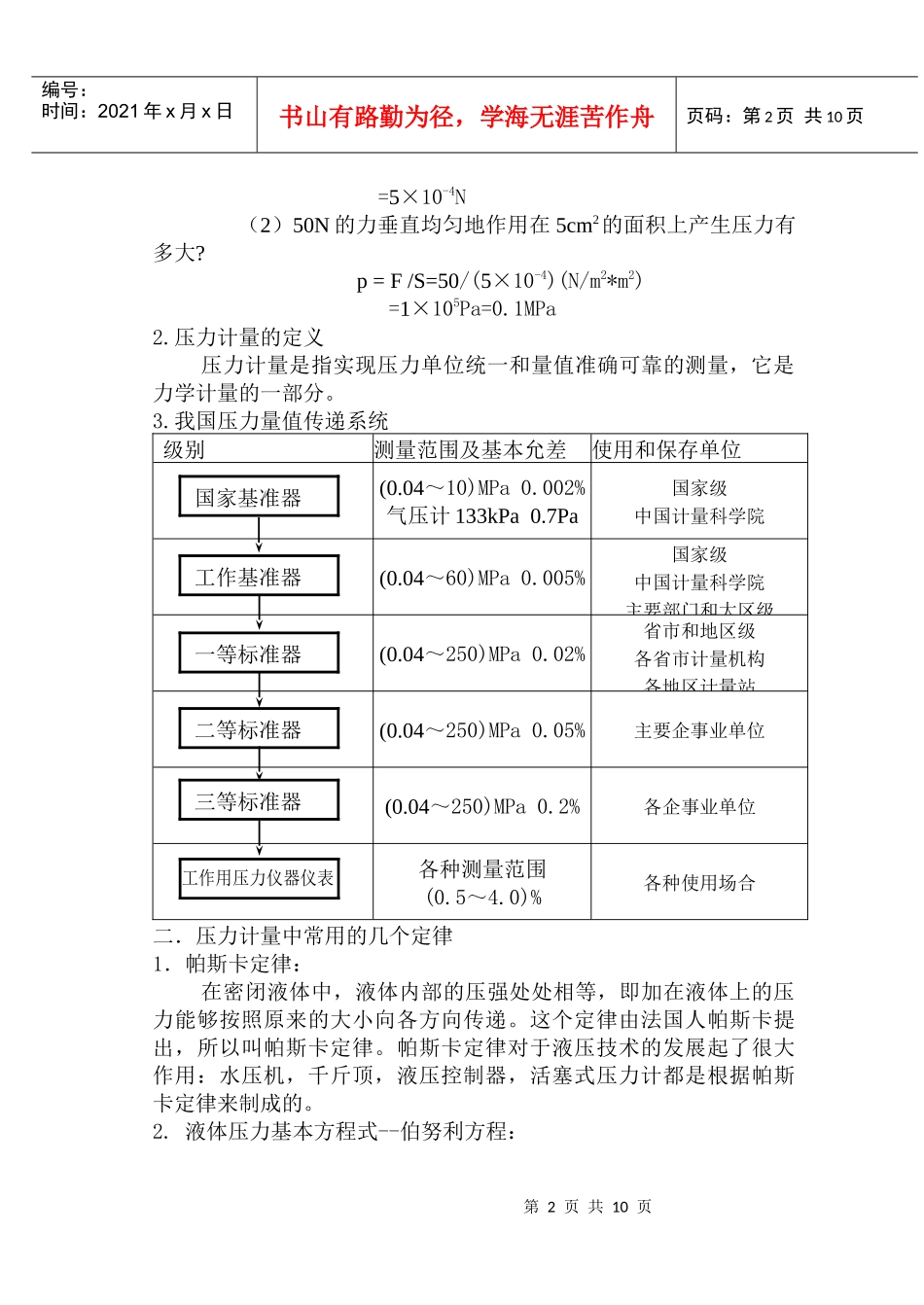 压力基础知识讲稿_第2页