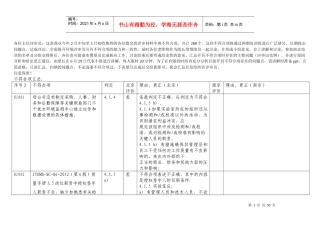 北京培训班不符合项研讨汇总
