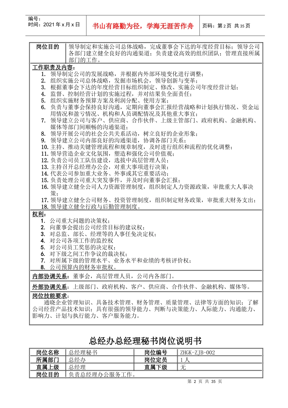 岗位说明书完整版0001_第3页