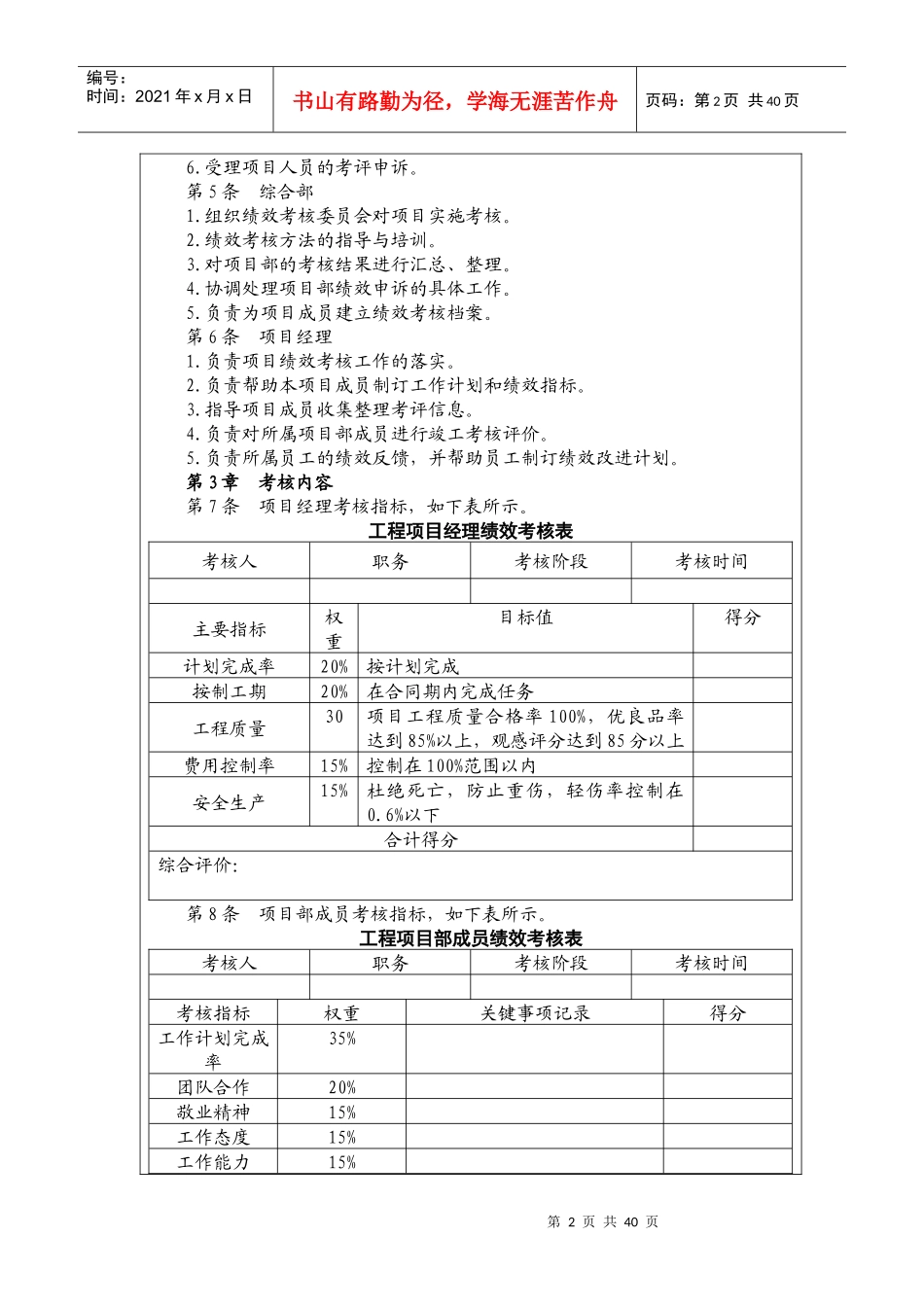人力资源-202235_某地产绩效考核体系_第2页