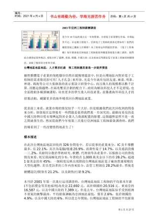 亚洲工程师薪酬调查