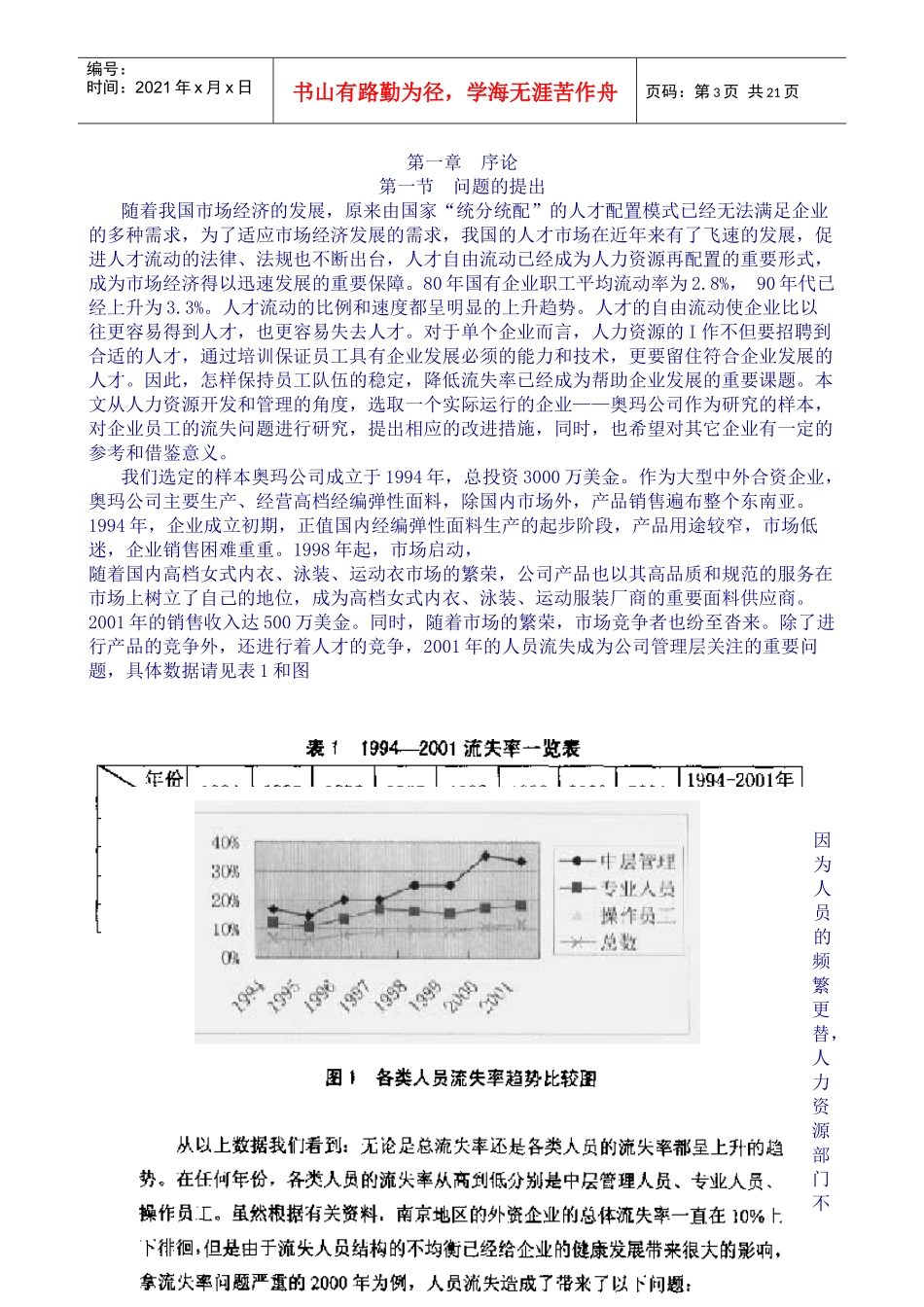 企业员工流失成因与对策分析报告_第3页