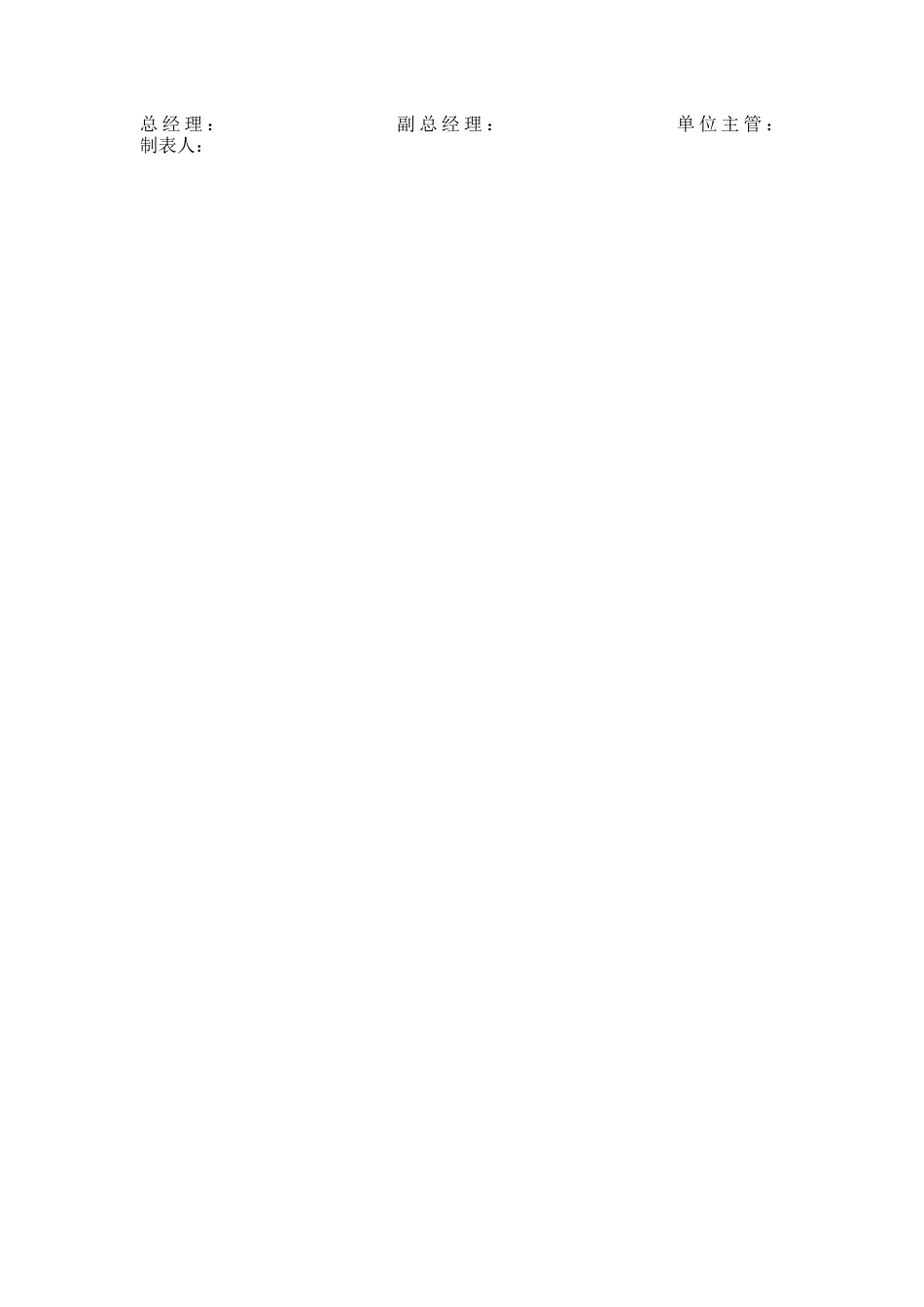 员工绩效评估流程--部门员工勤务统计表(doc)_第2页