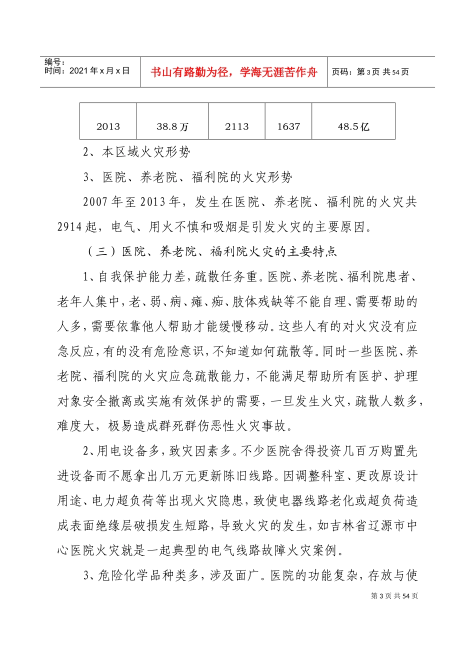 医院养老院福利院消防安全培训课件_第3页