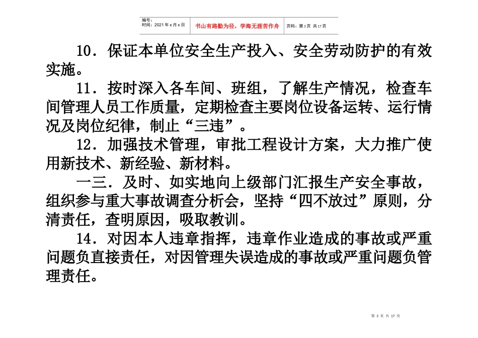 工厂各人员岗位责任制_第3页